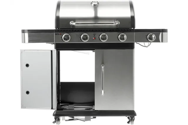 GRILL GAZOWY ZUSHI 4+1, STAL NIERDZEWNA 14,2KW Yato YG-20019