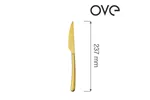 Nóż stołowy Amarone Gold, OVE, 237 mm Ove 764312