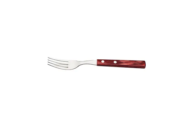 Zestaw widelców stołowych -steak/pizza, blister, 6szt., linia Churrasco, czerwony Tramontina 29899156 Zestaw widelców stołowych -steak/pizza, blister, 6szt., linia Churrasco, czerwony Tramontina 29899156