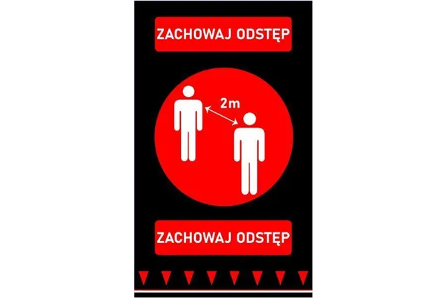 Mata bezpiecznego odstępu 900x1500 mm SANIFINE 899991