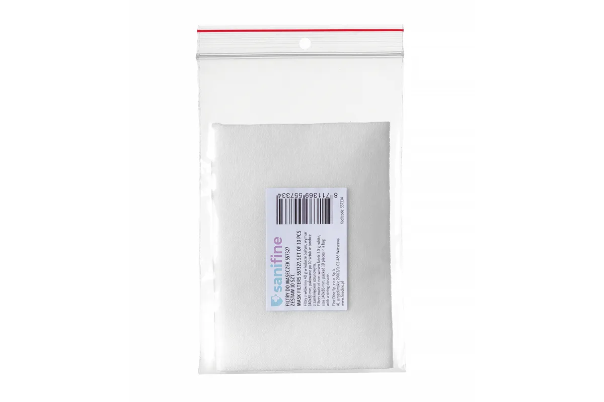 Filtry do 557327, 10 szt. SANIFINE 557334