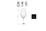 Kieliszek do wina bordeaux Ratio, 450ml RONA 63390000
