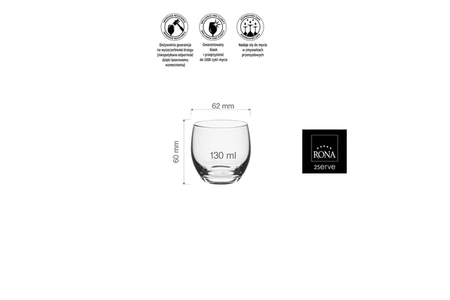 Naczynie na finger food Bistro, 130ml RONA 41910130 Naczynie na finger food Bistro, 130ml RONA 41910130