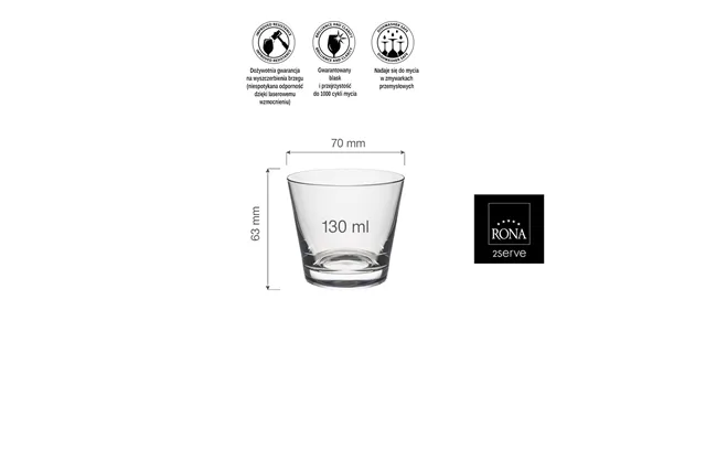 Naczynie na finger food Cucina, 130ml RONA 41930130 Naczynie na finger food Cucina, 130ml RONA 41930130