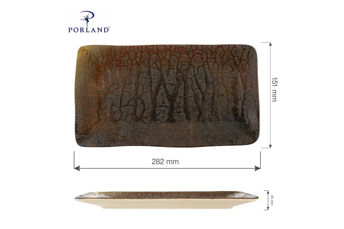 Półmisek prostokątny Genesis, 282 x 151 mm Porland 04SWA000029