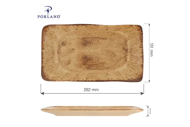 Półmisek prostokątny Natura, 151 x 282 mm Porland 04SWA000032 Półmisek prostokątny Natura, 151 x 282 mm Porland 04SWA000032