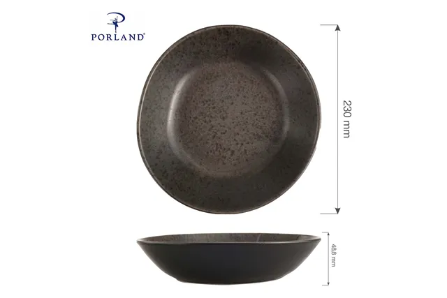 Talerz głęboki Ironstone, 230 mm Porland 04SWA000105 Talerz głęboki Ironstone, 230 mm Porland 04SWA000105