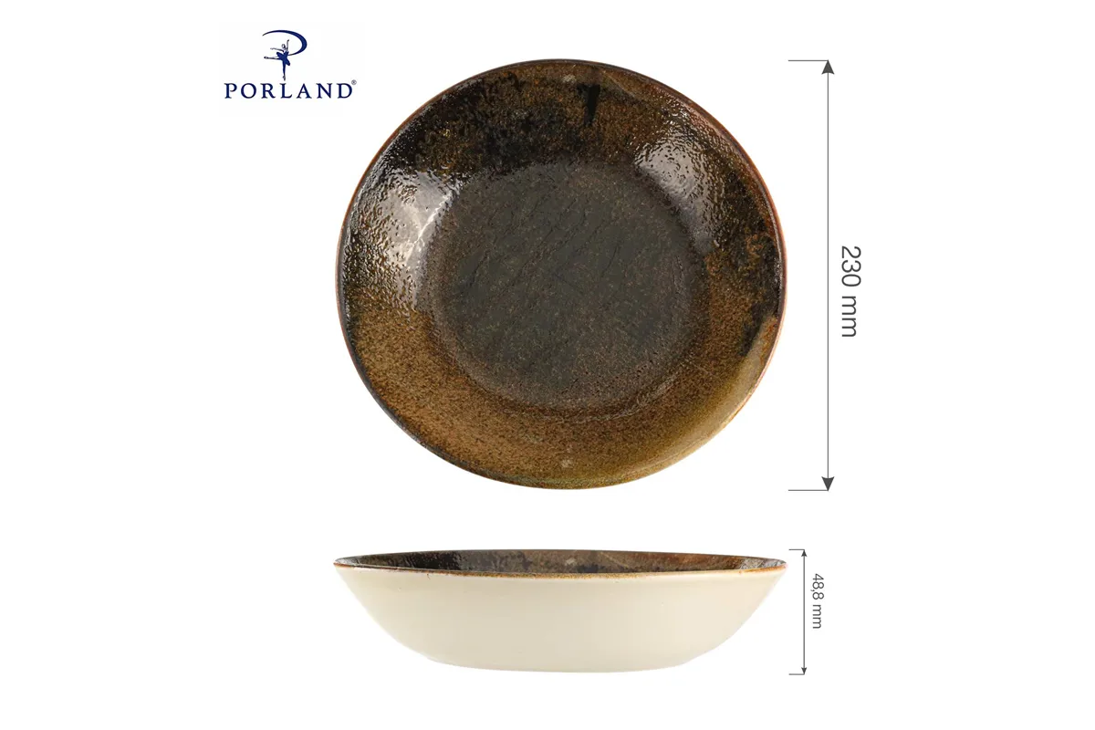 Talerz głęboki Genesis, 230 mm Porland 04SWA000112
