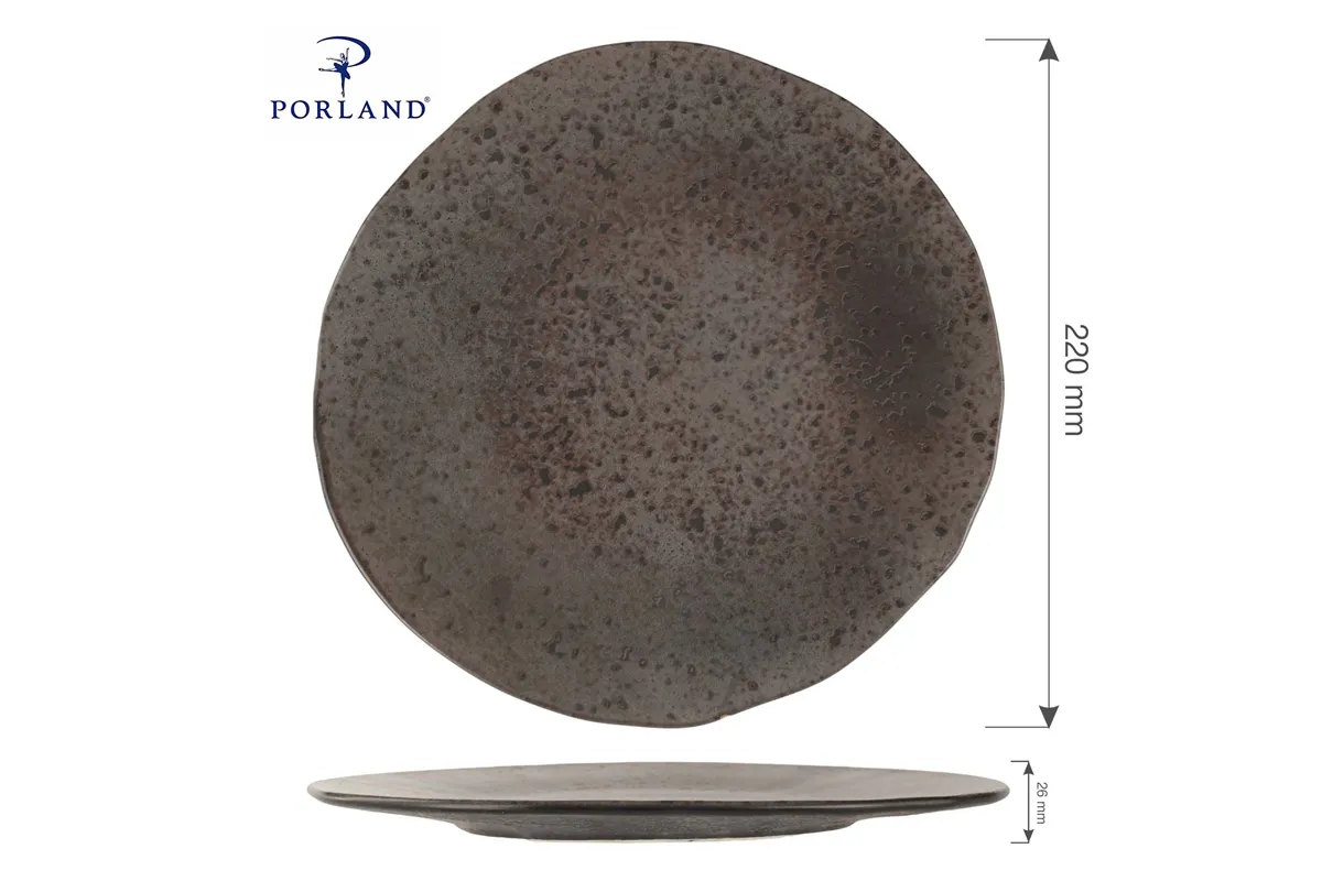 Talerz płytki Ironstone, 220 mm Porland 04SWA000049
