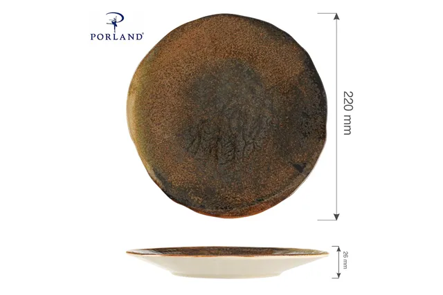 Talerz płytki Genesis, 220 mm Porland 04SWA000053 Talerz płytki Genesis, 220 mm Porland 04SWA000053