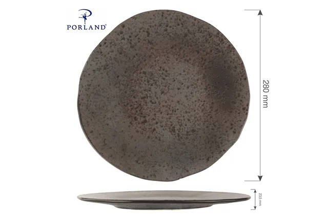 Talerz płytki Ironstone, 288 mm Porland 04SWA000041 Talerz płytki Ironstone, 288 mm Porland 04SWA000041