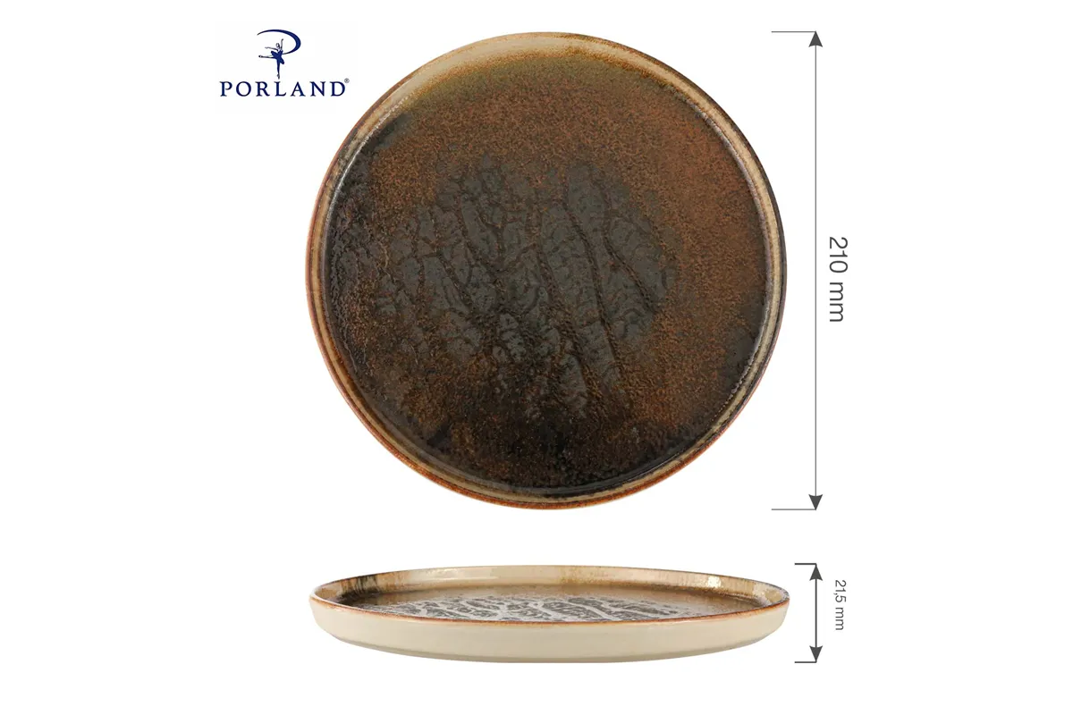 Talerz z wysokim rantem Genesis, 210 mm Porland 04SWA000096