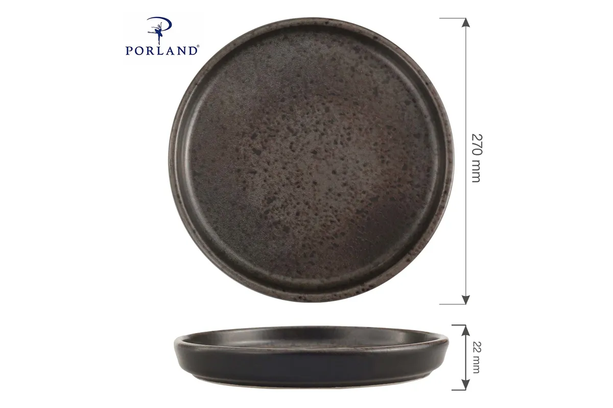 Talerz z wysokim rantem Ironstone, 270 mm Porland 04SWA000001