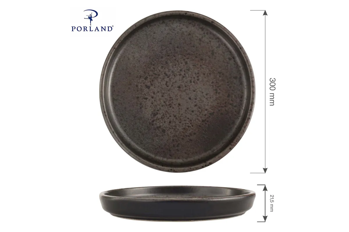 Talerz z wysokim rantem Ironstone, 300 mm Porland 04SWA000017