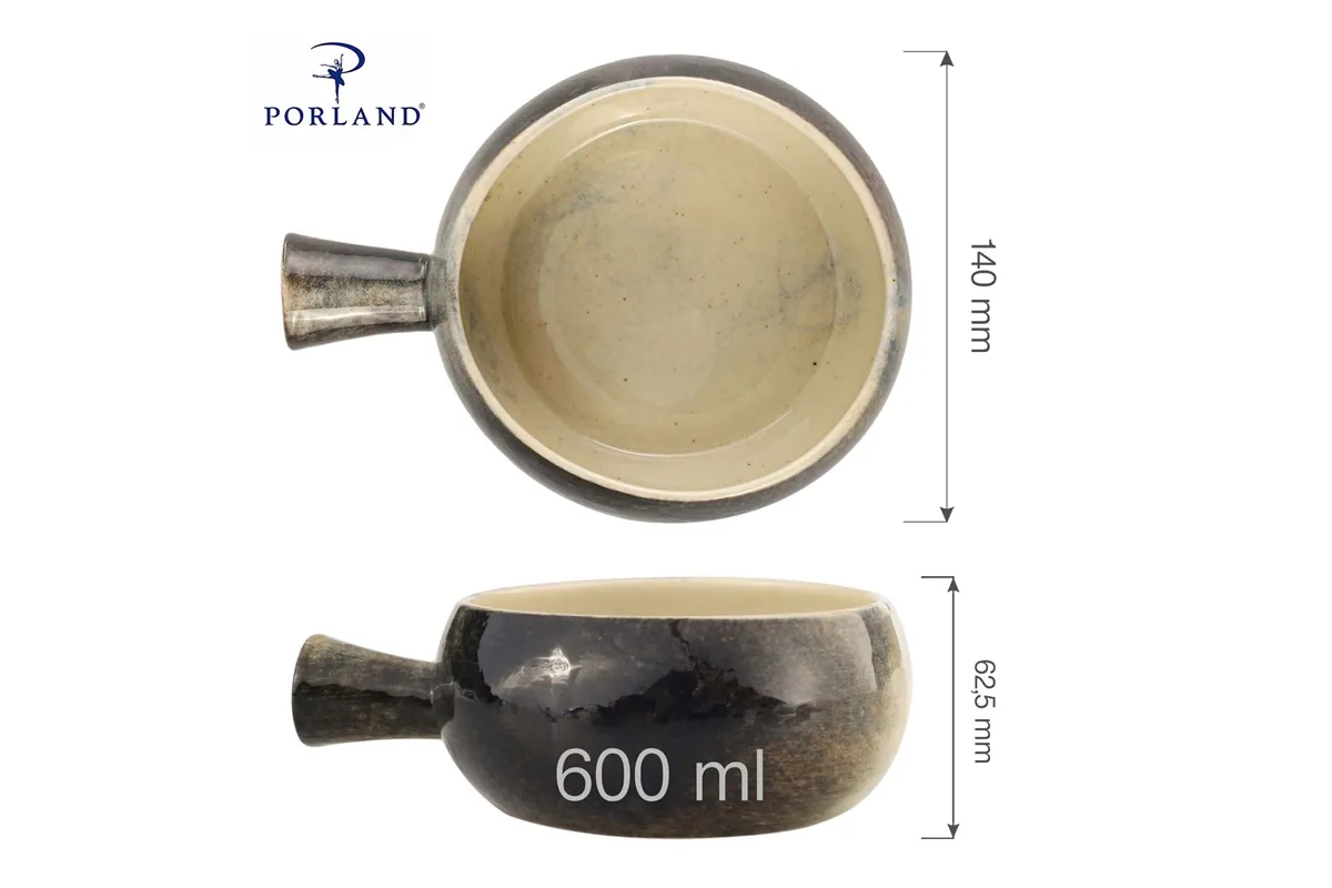 Miska z uchwytem Genesis, 600 ml, 140 mm Porland 04SWA000104
