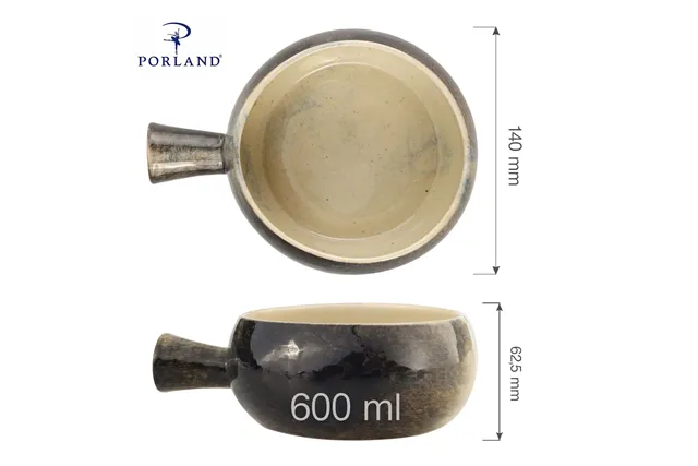 Miska z uchwytem Genesis, 600 ml, 140 mm Porland 04SWA000104 Miska z uchwytem Genesis, 600 ml, 140 mm Porland 04SWA000104