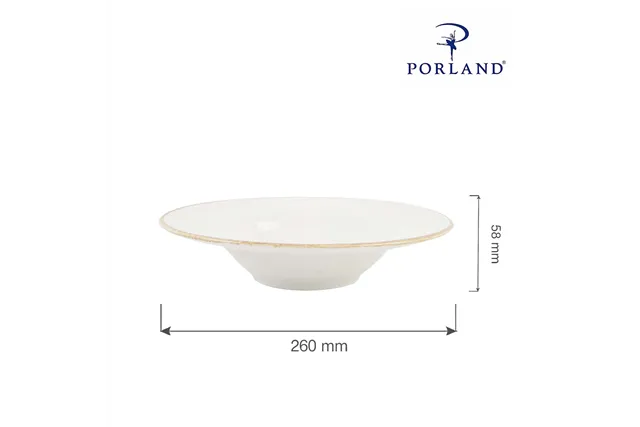 Talerz do pasty Sand 260 mm Porland 04ALM002257 Talerz do pasty Sand 260 mm Porland 04ALM002257