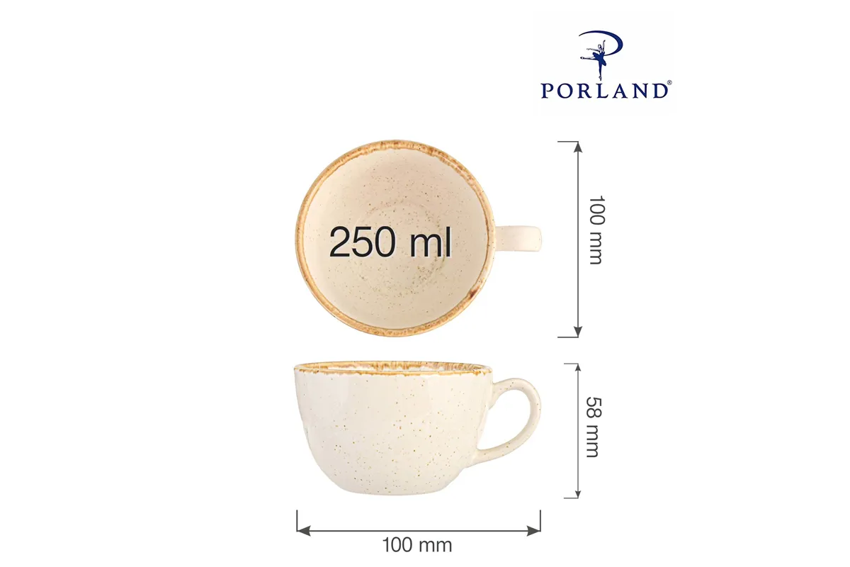 Filiżanka elegancka Sand 250 ml Porland 04ALM001408
