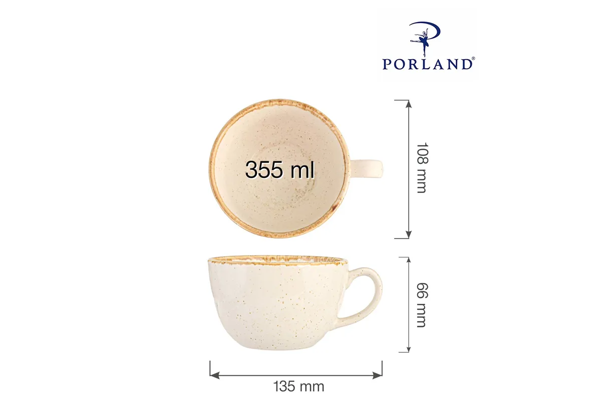 Filiżanka elegancka Sand 320 ml Porland 04ALM001450