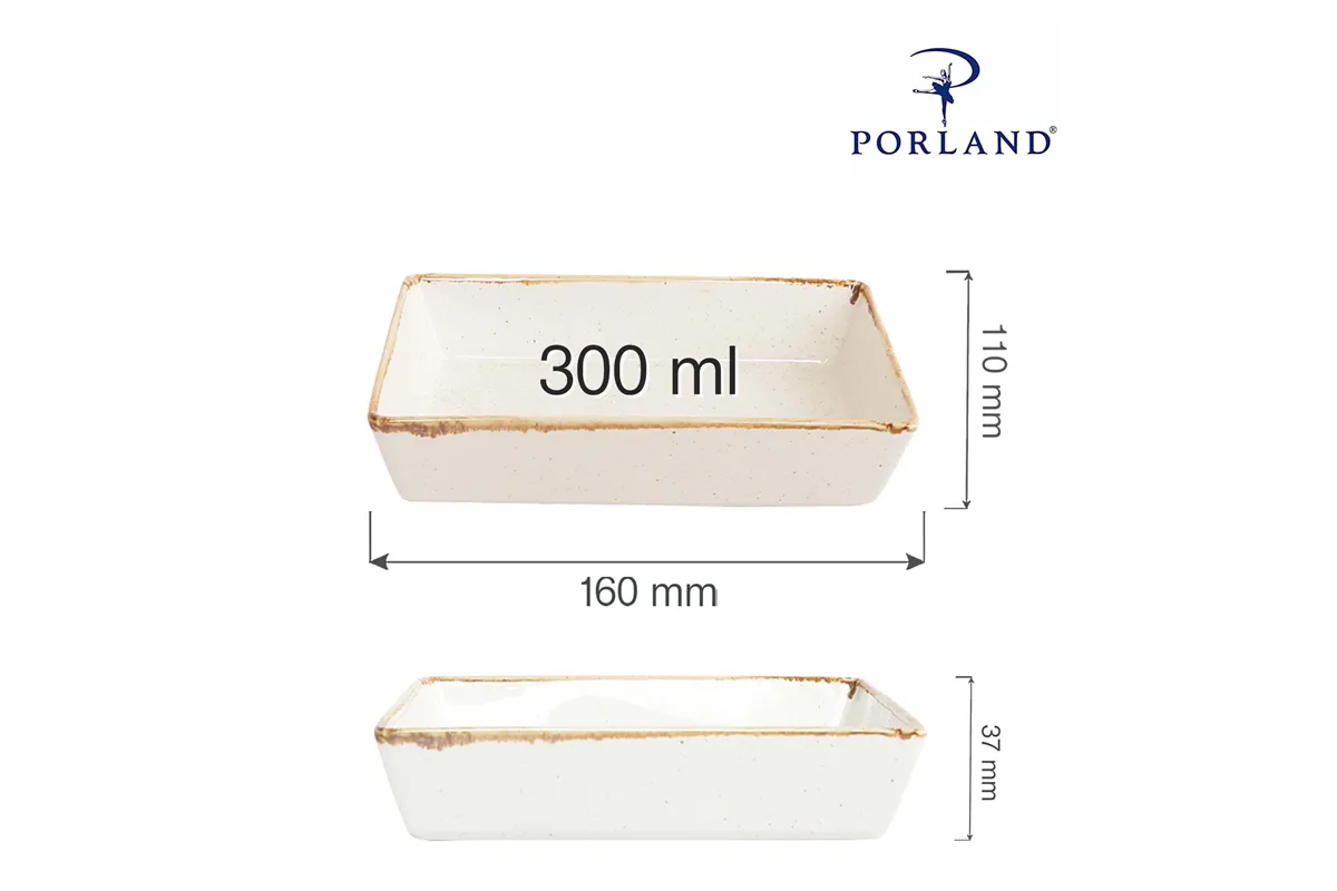 Naczynie do przystawek Sand 160x110 mm Porland 04ALM002052