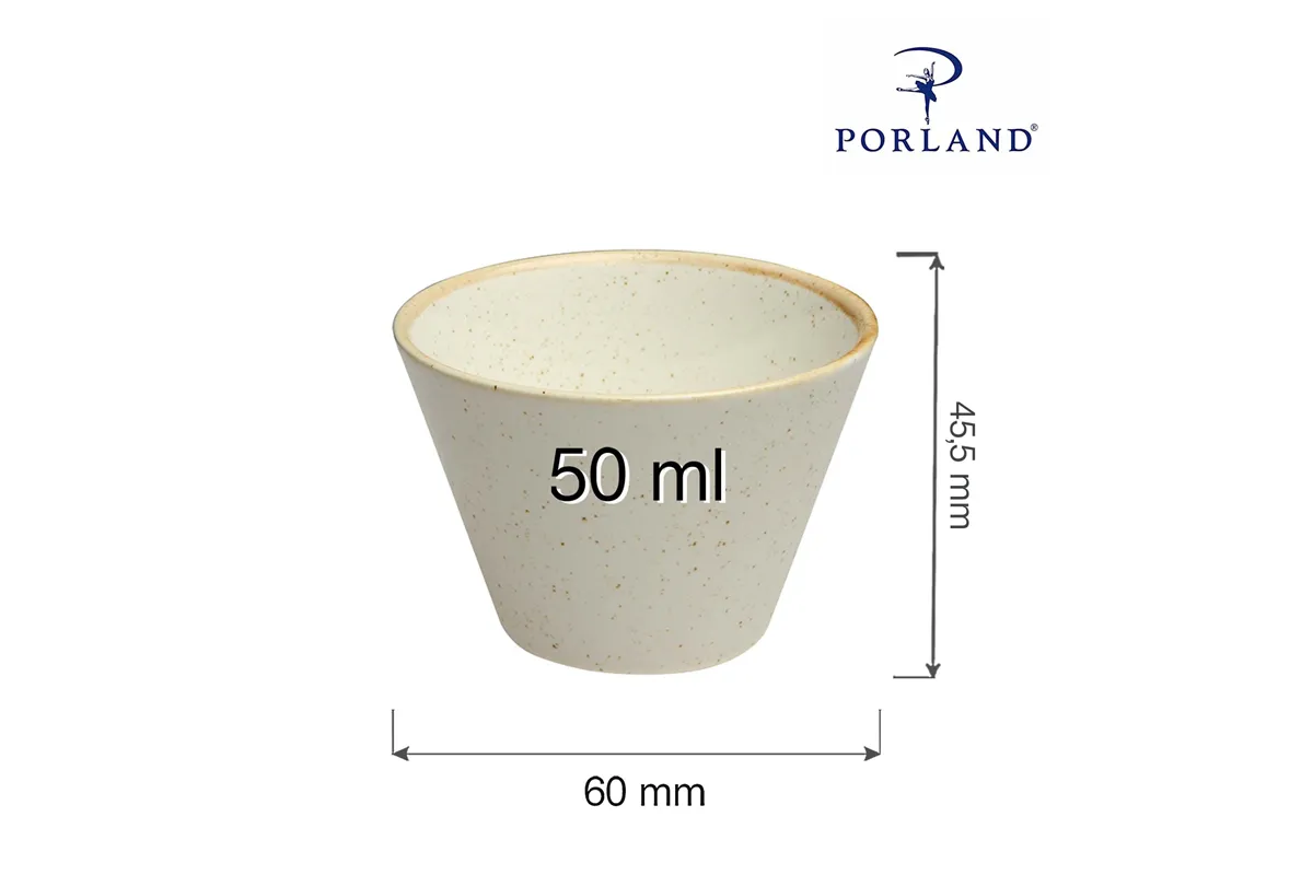 Miska stożkowa Sand 50 ml Porland 04ALM001416