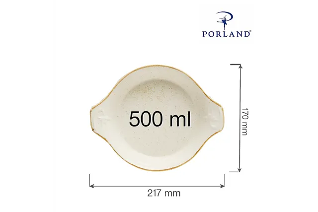 Naczynie do zapiekania Sand 170 mm Porland 04ALM001669 Naczynie do zapiekania Sand 170 mm Porland 04ALM001669