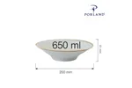 Talerz głęboki Ashen 200 mm, 650 ml  Porland 04ALM002764