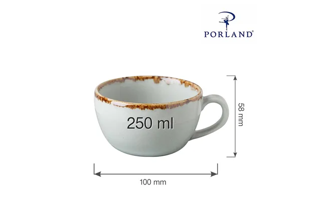 Filiżanka elegancka Ashen 250 ml Porland 04ALM001407 Filiżanka elegancka Ashen 250 ml Porland 04ALM001407