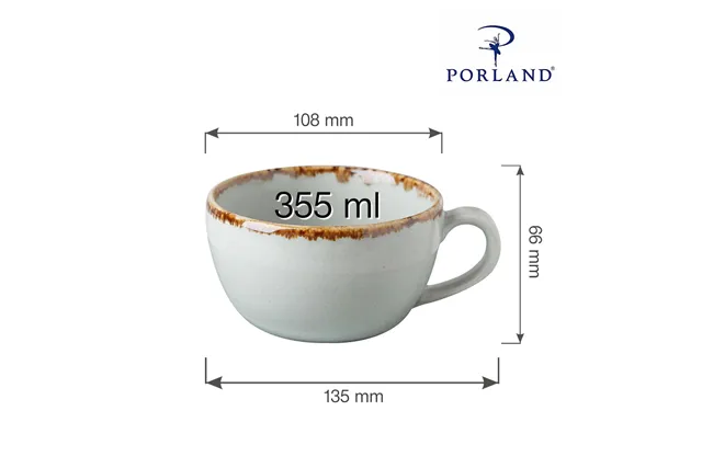 Filiżanka elegancka Ashen 320 ml Porland 04ALM001449 Filiżanka elegancka Ashen 320 ml Porland 04ALM001449
