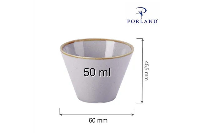 Miska stożkowa Ashen 50 ml Porland 04ALM001414 Miska stożkowa Ashen 50 ml Porland 04ALM001414