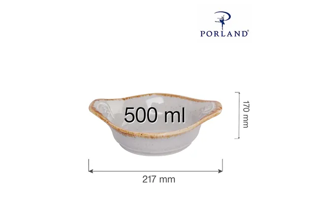 Naczynie do zapiekania Ashen 170 mm Porland 04ALM001668 Naczynie do zapiekania Ashen 170 mm Porland 04ALM001668