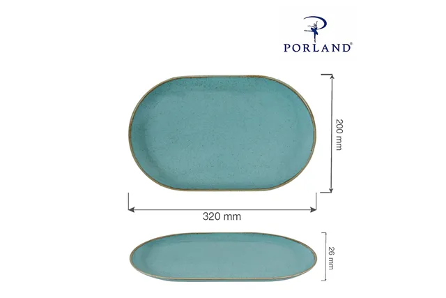 Półmisek owalny Laguna 320x200 mm Porland 04ALM002565 Półmisek owalny Laguna 320x200 mm Porland 04ALM002565
