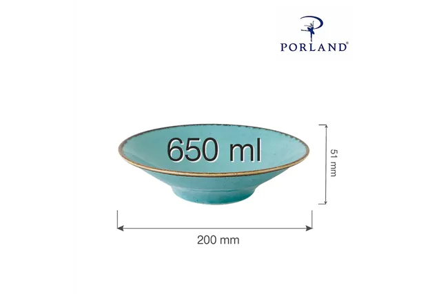 Talerz głęboki Laguna 200mm, 650 ml Porland 04ALM002760 Talerz głęboki Laguna 200mm, 650 ml Porland 04ALM002760