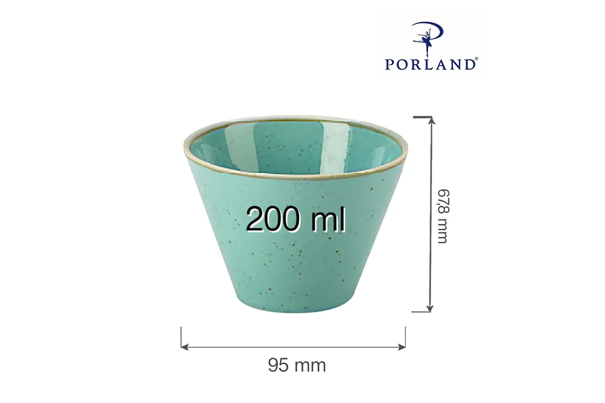 Miska stożkowa Laguna 200 ml Porland 04ALM001425