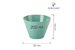 Miska stożkowa Laguna 200 ml Porland 04ALM001425