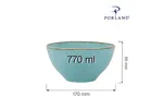 Miska Laguna 770 ml Porland 04ALM002427