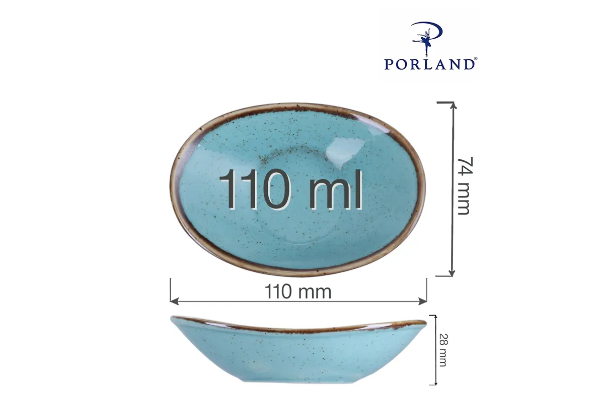 Mini naczynie owalne Laguna 110 mm Porland 04ALM001633