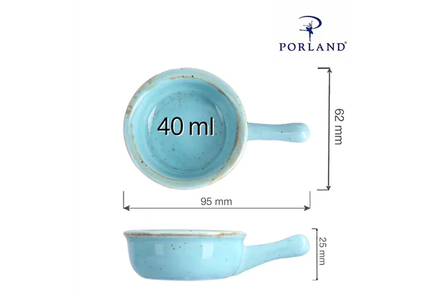 Mini naczynie z rączką Laguna 60 mm Porland 04ALM001705 Mini naczynie z rączką Laguna 60 mm Porland 04ALM001705