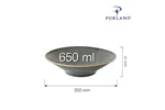 Talerz głęboki Stone 200 mm, 650  ml Porland 04ALM002765