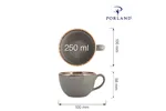 Filiżanka elegancka Stone 250 ml Porland 04ALM002453