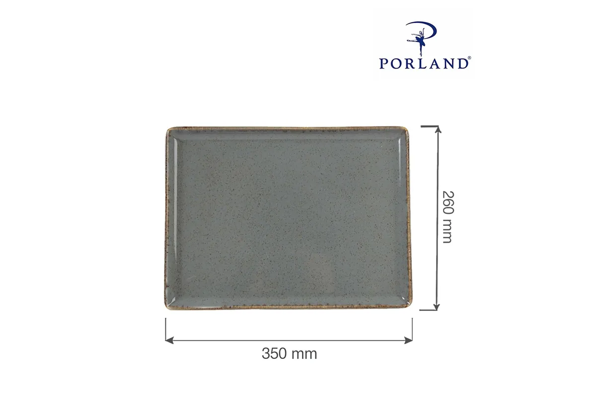 Taca prostokątna Stone 350x260 mm Porland 04ALM002456