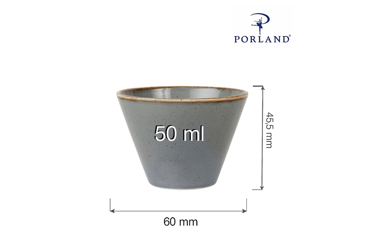 Miska stożkowa Stone 50 ml Porland 04ALM002459