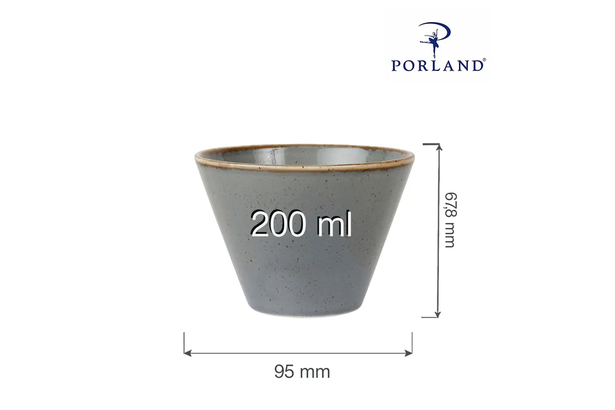 Miska stożkowa Stone 200 ml Porland 04ALM002460