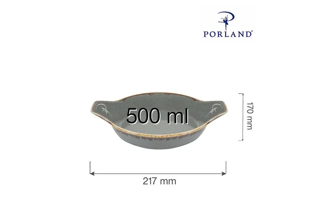 Naczynie do zapiekania Stone 170 mm Porland 04ALM002473 Naczynie do zapiekania Stone 170 mm Porland 04ALM002473