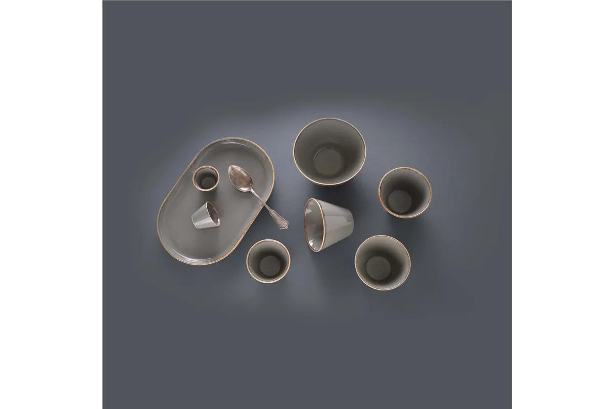 Mini naczynie z rączką Stone 60 mm Porland 04ALM002594