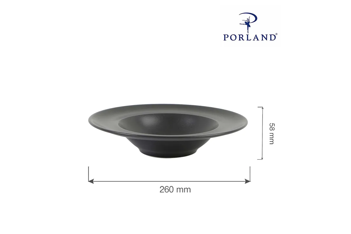 Talerz do pasty Coal 260 mm Porland 04ALM002254