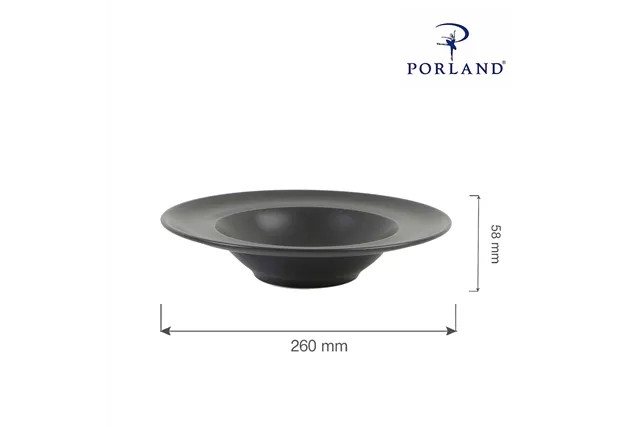 Talerz do pasty Coal 260 mm Porland 04ALM002254 Talerz do pasty Coal 260 mm Porland 04ALM002254