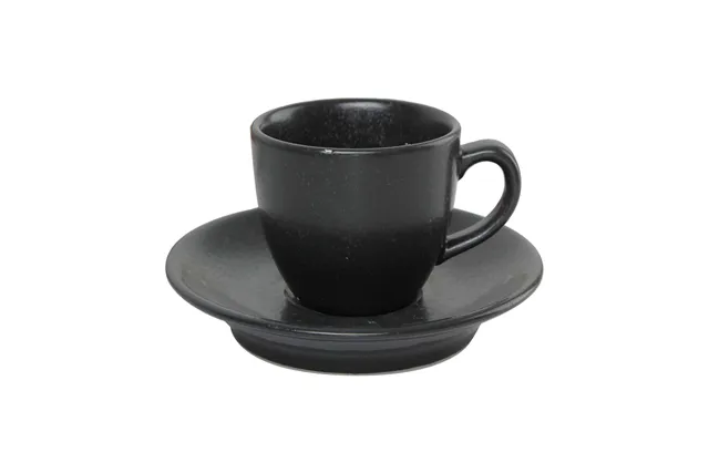 Filiżanka elegancka do espresso Coal 80 ml Porland 04ALM001716 Filiżanka elegancka do espresso Coal 80 ml Porland 04ALM001716
