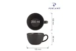 Filiżanka elegancka Coal 320 ml Porland 04ALM001517