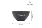 Miska Coal 550 ml Porland 04ALM003062